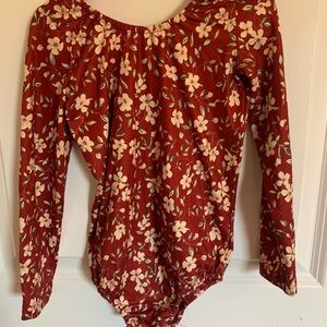 Floral Long Sleeve Bodysuit
